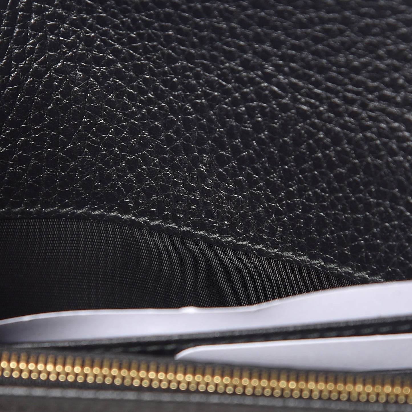 Dollar Calfskin Mini GG Marmont Chain Wallet Black