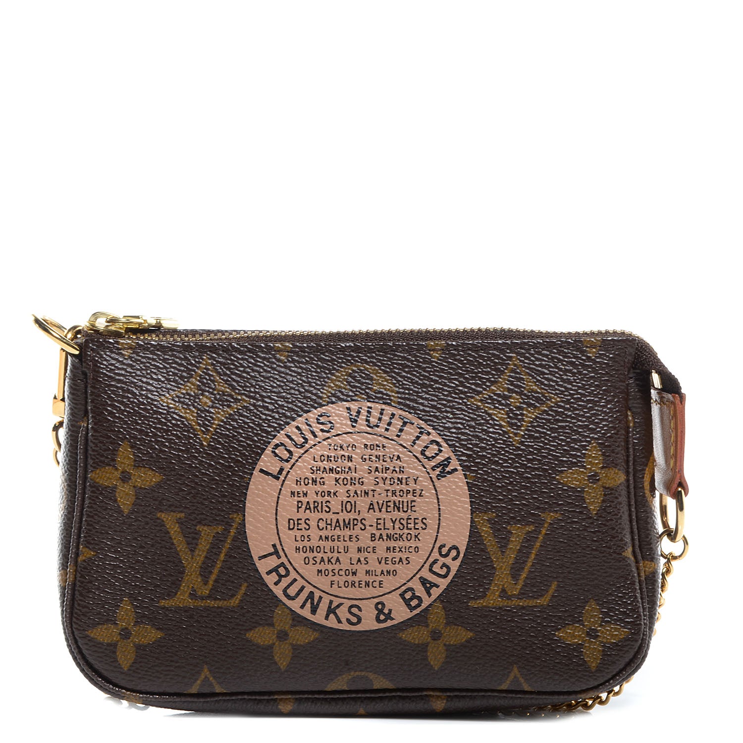 Louis Vuitton Monogram Complice Trunks and Bags Mini Pochette Accessories Beige 1 of 8