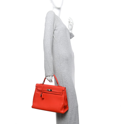 Hermes Togo Kelly Retourne 35 Capucine 2 of 15