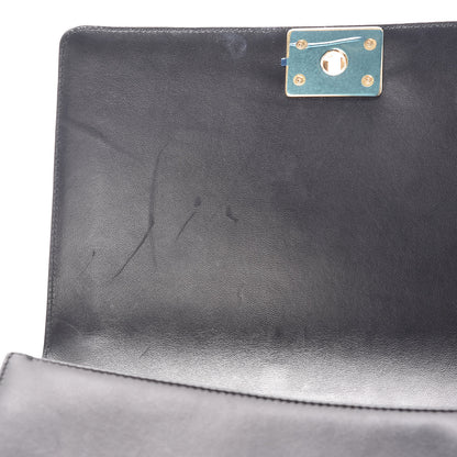 Chanel Lambskin Quilted New Medium Boy Flap Black 11 of 14