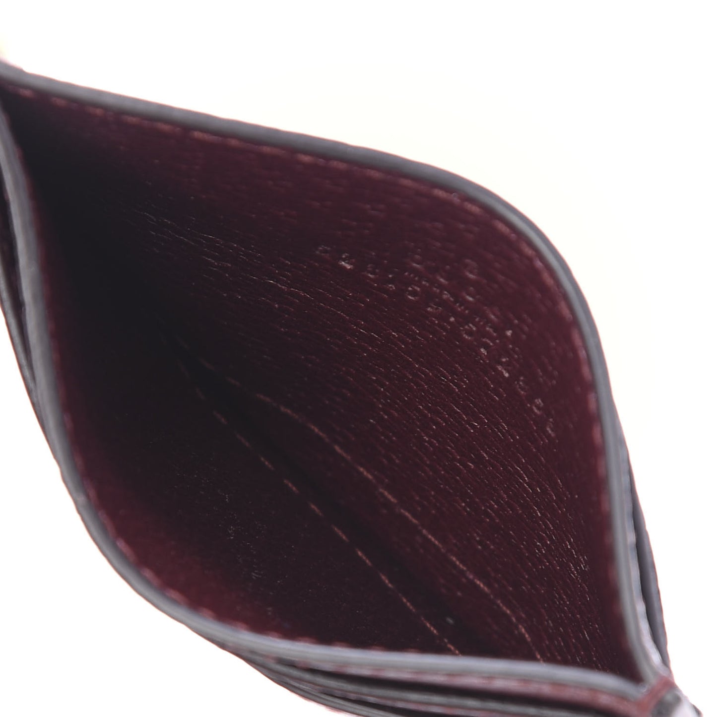 Calfskin Web GG Ophidia Card Holder Vintage Bordeaux