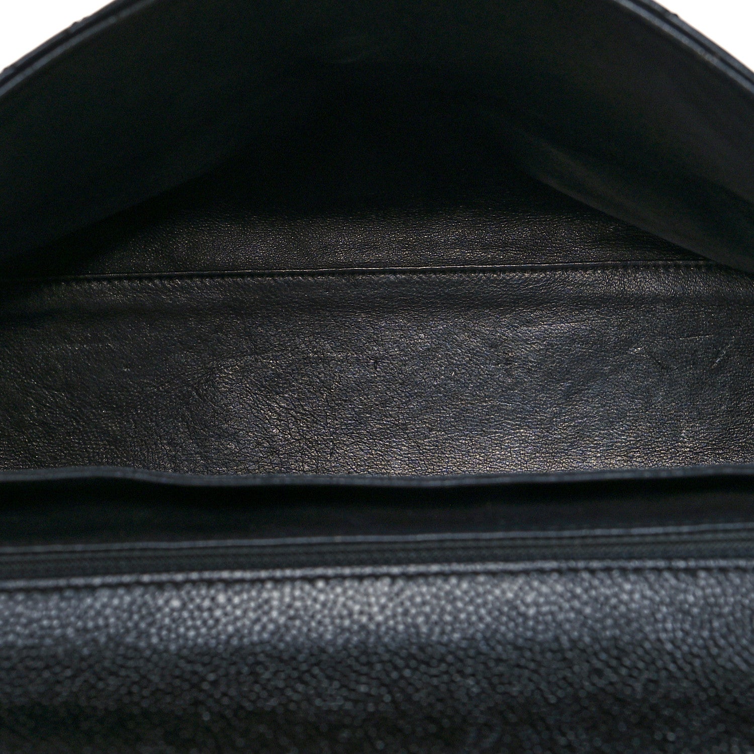 Chanel Caviar Quilted Jumbo Kelly Flap Black 5 of 13