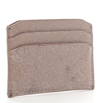 Burberry Grainy Calfskin Glitter Card Holder Pink 3 of 8