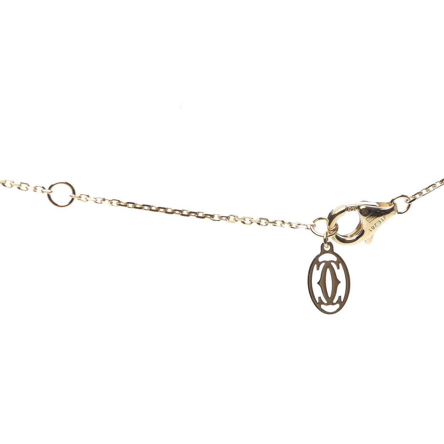 18K Yellow Gold Diamond XS D'Amour Pendant Necklace