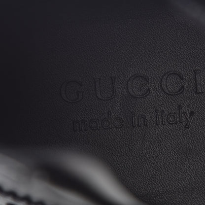 Gucci Calfskin Bee Star Embroidered Mens Queercore Brogue Wingtip Boots 7.5 Black 8 of 9