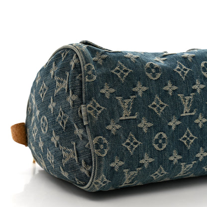 Louis Vuitton Monogram Denim Neo Speedy Blue 10 of 19