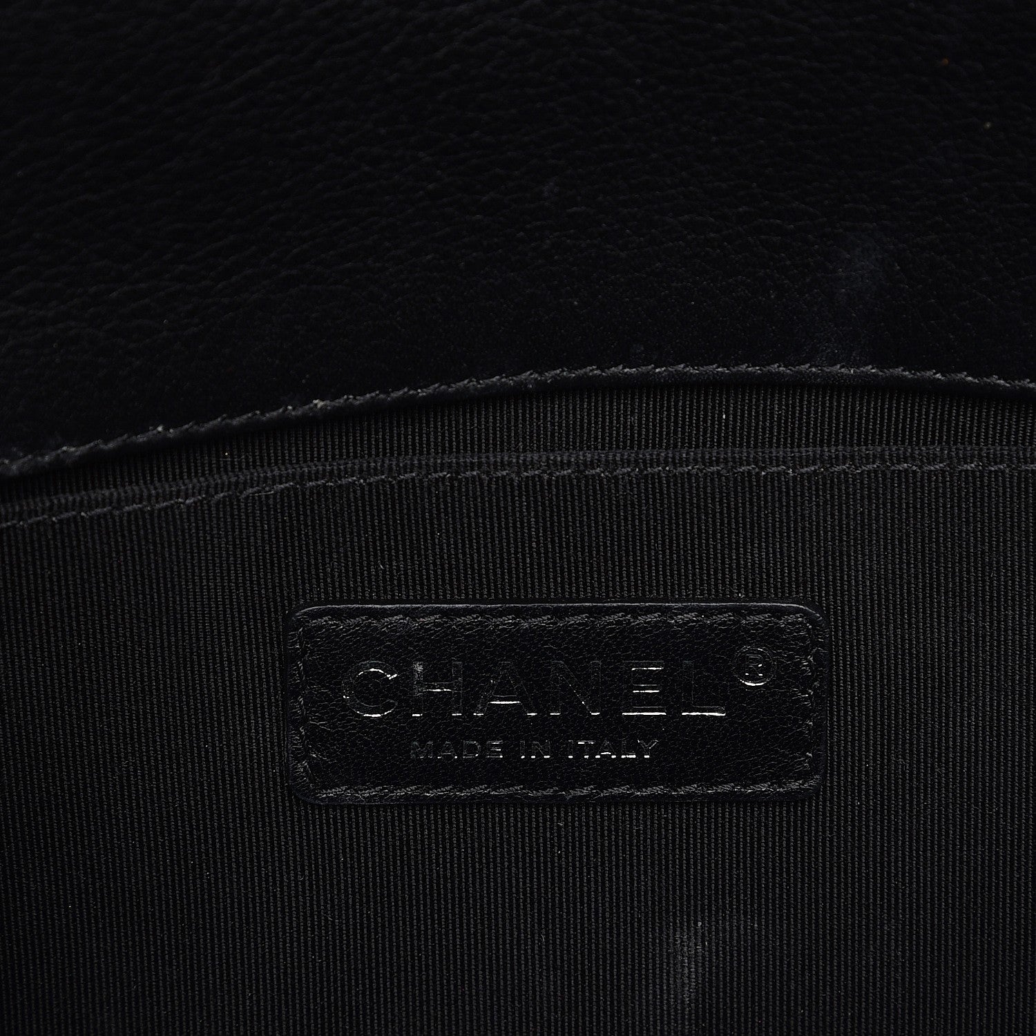 Chanel Patent Calfskin Quilted Medium Plexiglass Boy Flap Black 6 of 10