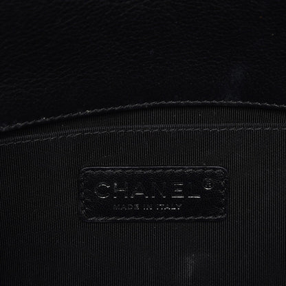 Chanel Patent Calfskin Quilted Medium Plexiglass Boy Flap Black 6 of 10
