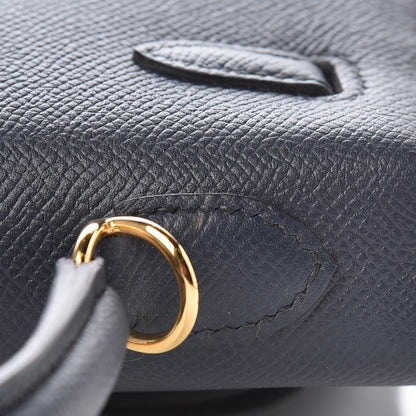 Hermes Epsom Kelly Sellier 25 Bleu Indigo 29 of 43