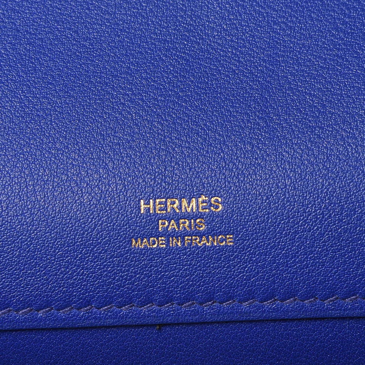 Hermes Swift Kelly Cut Clutch Pochette Bleu Electrique 6 of 11