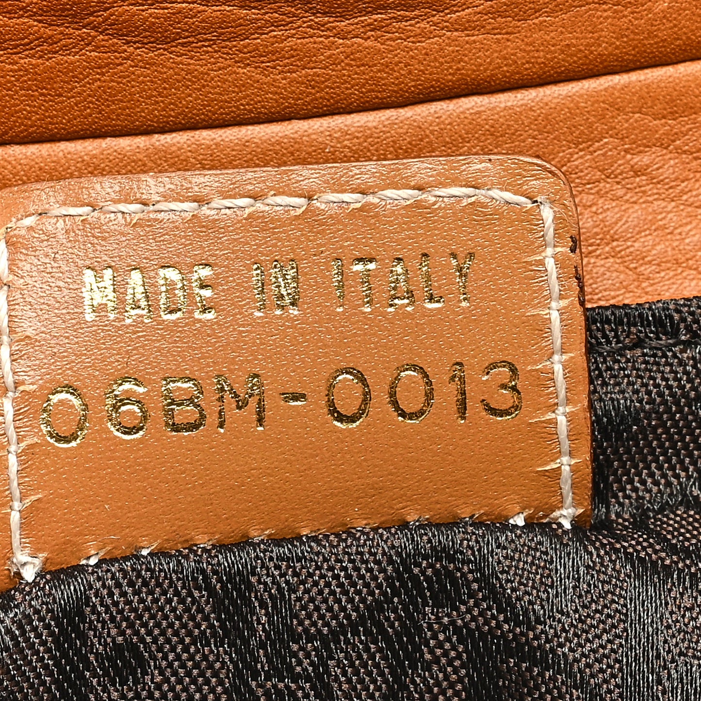 Calfskin Saddle Belt Bag Tan