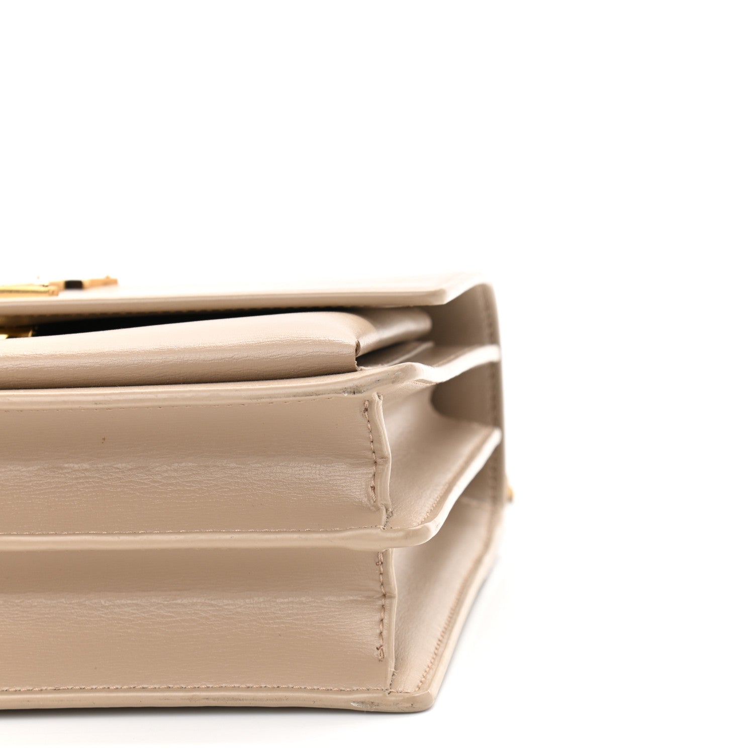 Saint Laurent Calfskin Medium Monogram Sunset Dark Beige 6 of 10