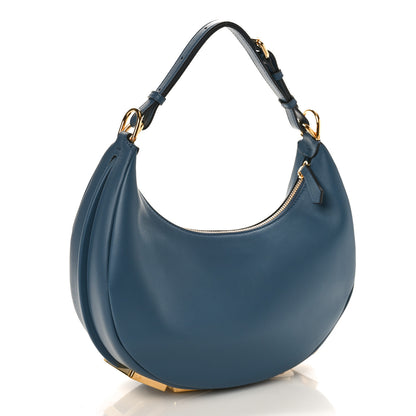 Fendi Vitello Grace Matte Small Fendigraphy Hobo Bag Mirto 2 of 9