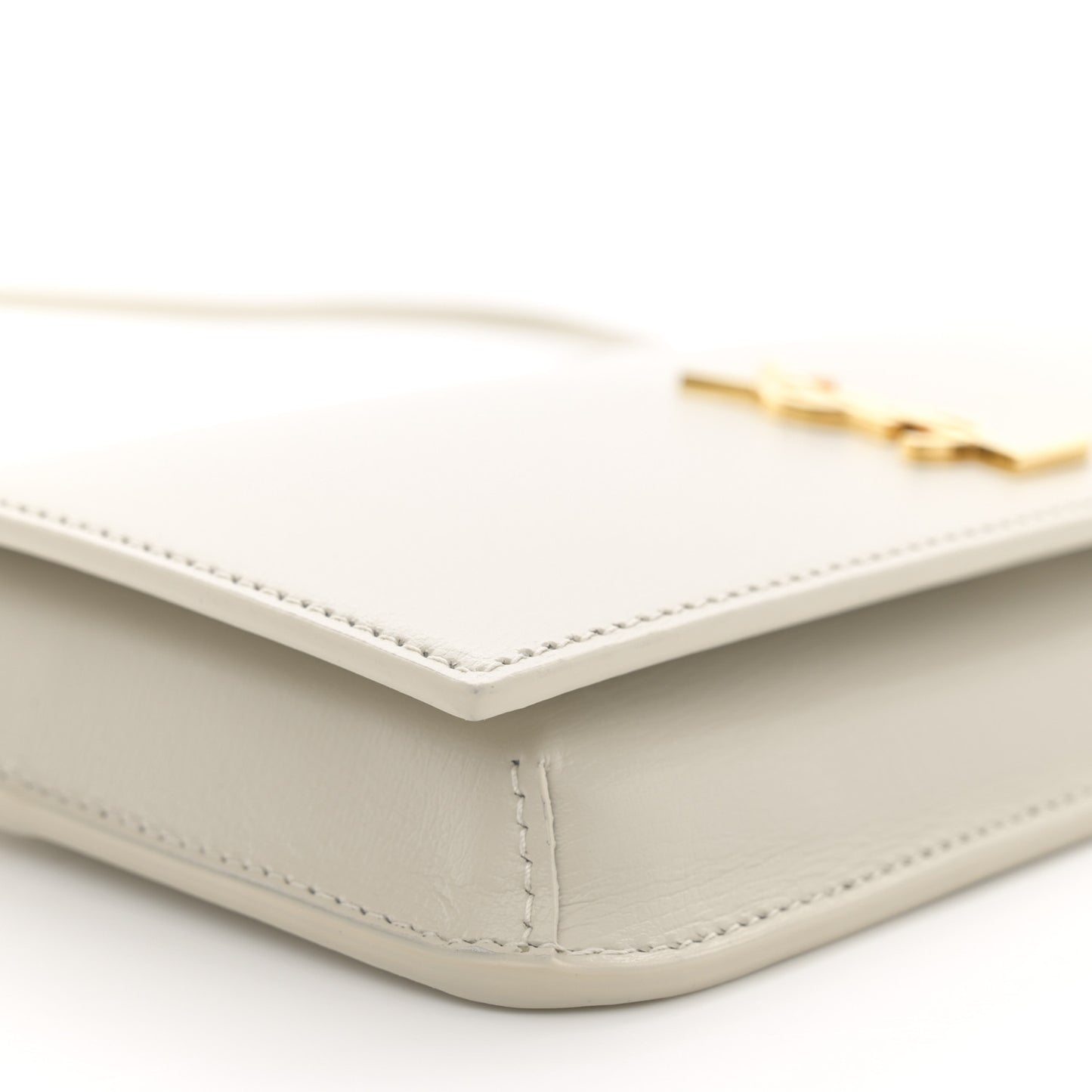 Grained Calfskin Monogram Phone Holder Crossbody Crema Soft