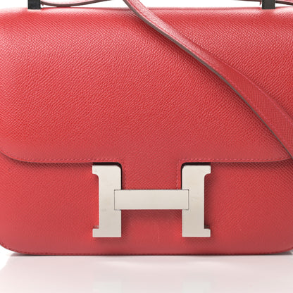 Hermes Epsom Constance 24 Rouge Casaque 8 of 16