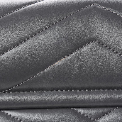 Saint Laurent Calfskin Y Quilted Monogram Large Loulou Chain Satchel Earth 12 of 12