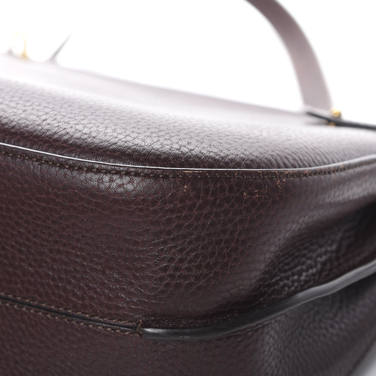 Small Classic Grain Amberley Satchel Oxblood