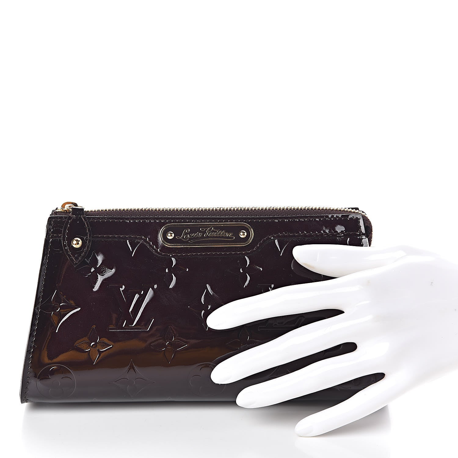 Louis Vuitton Vernis Trousse Cosmetic Pouch Amarante 2 of 5