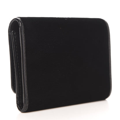 Prada Velluto Logo Tri-Fold Wallet Black 3 of 8