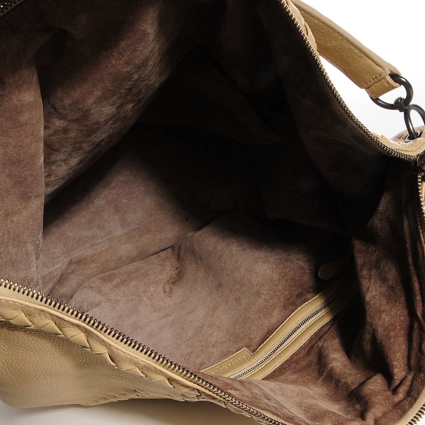 Cervo Deerskin Large Hobo Caramel