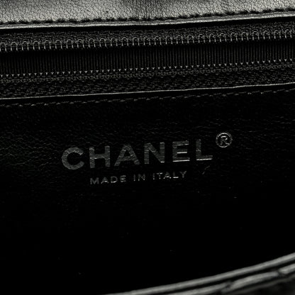Chanel Lambskin Quilted Large Roll 2.55 Reissue Clutch Black 6 of 7
