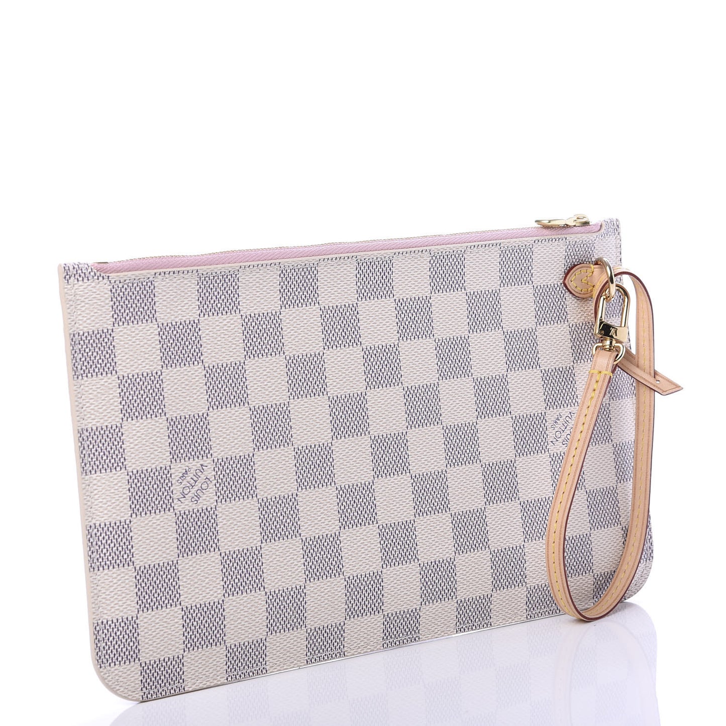 Damier Azur Neverfull MM GM Pochette Rose Ballerine