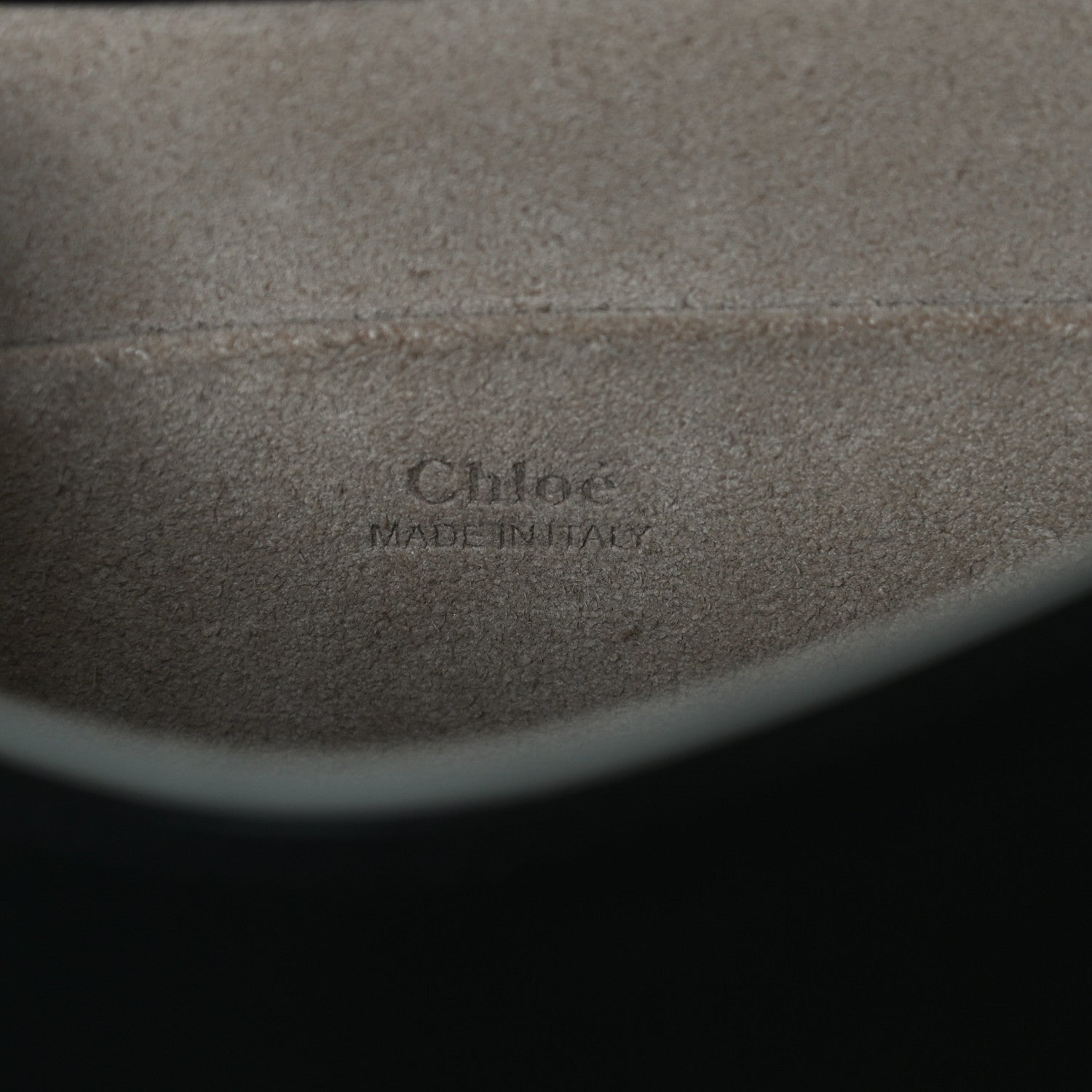Chloe Calfskin Suede Medium Nile Bracelet Bag Black 6 of 10