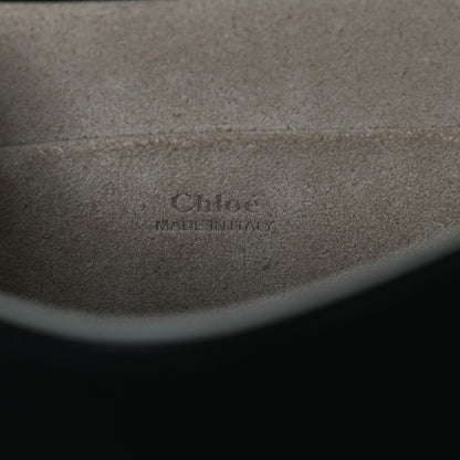 Chloe Calfskin Suede Medium Nile Bracelet Bag Black 6 of 10