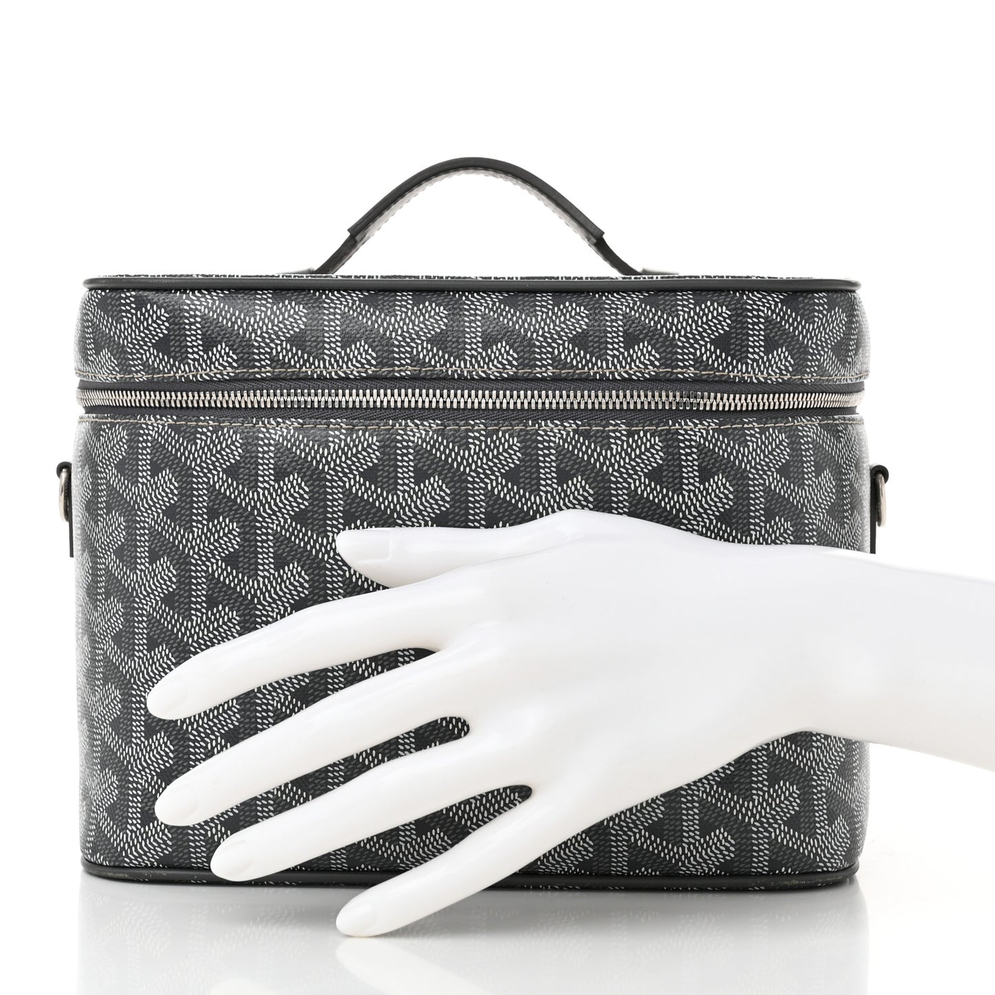 Goyardine Muse Vanity Case Grey
