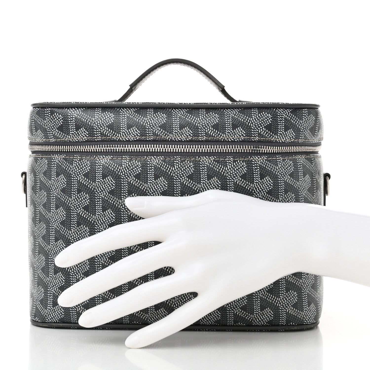 Goyard Goyardine Muse Vanity Case Grey 3 of 11