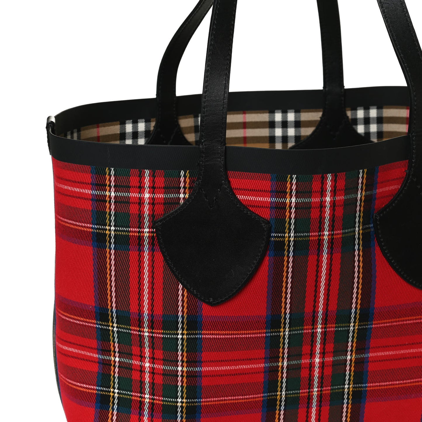 Vintage Check Medium The Giant Reversible Tote Antique Yellow Bright Red