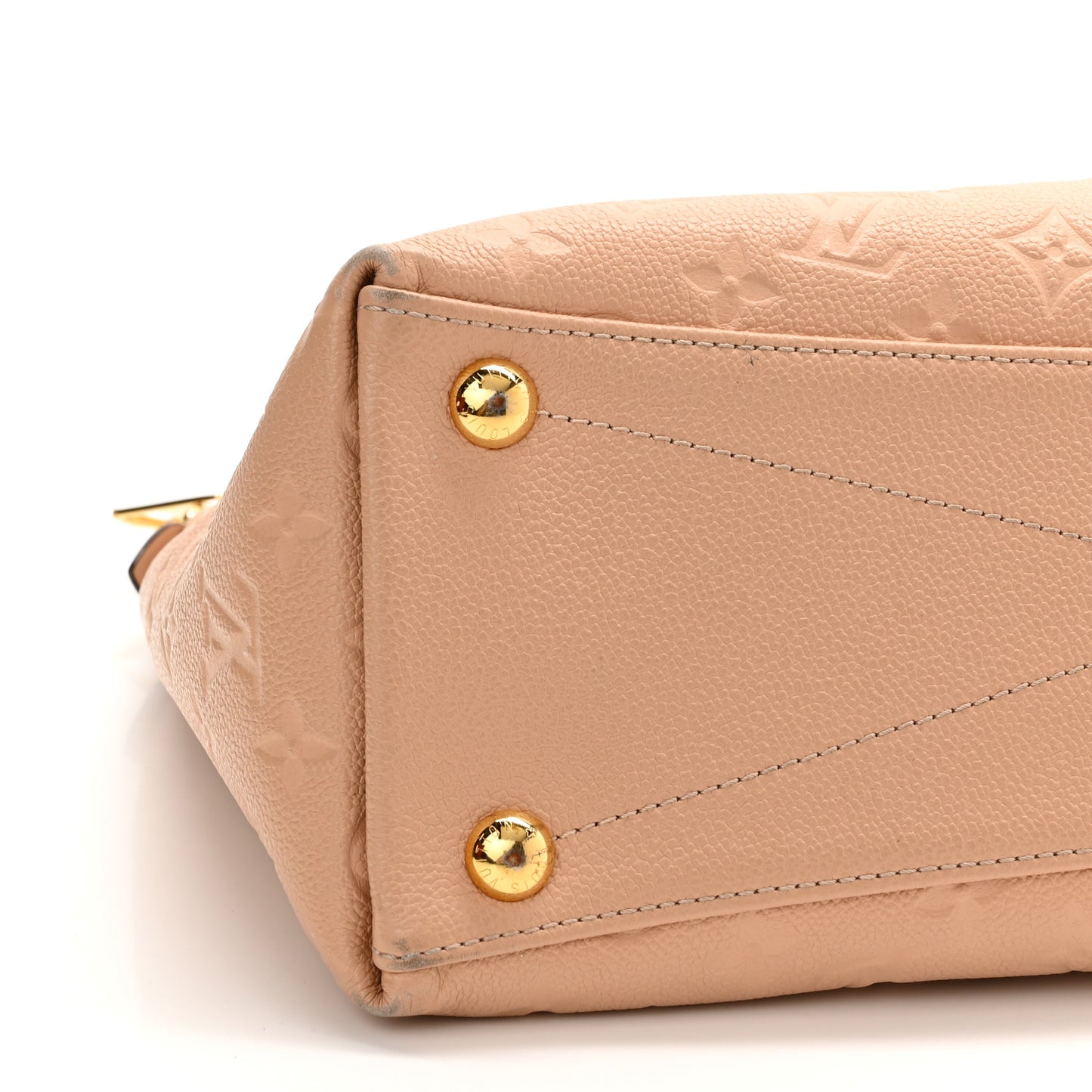 Empreinte V Tote MM Beige Rose Creme