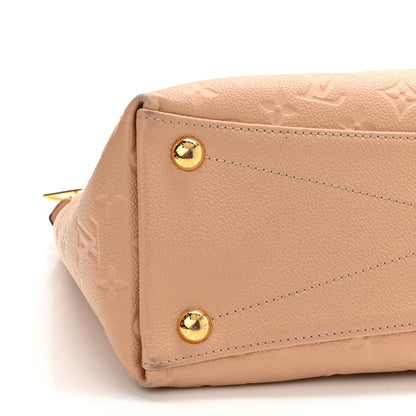 Louis Vuitton Empreinte V Tote MM Beige Rose Creme 9 of 16
