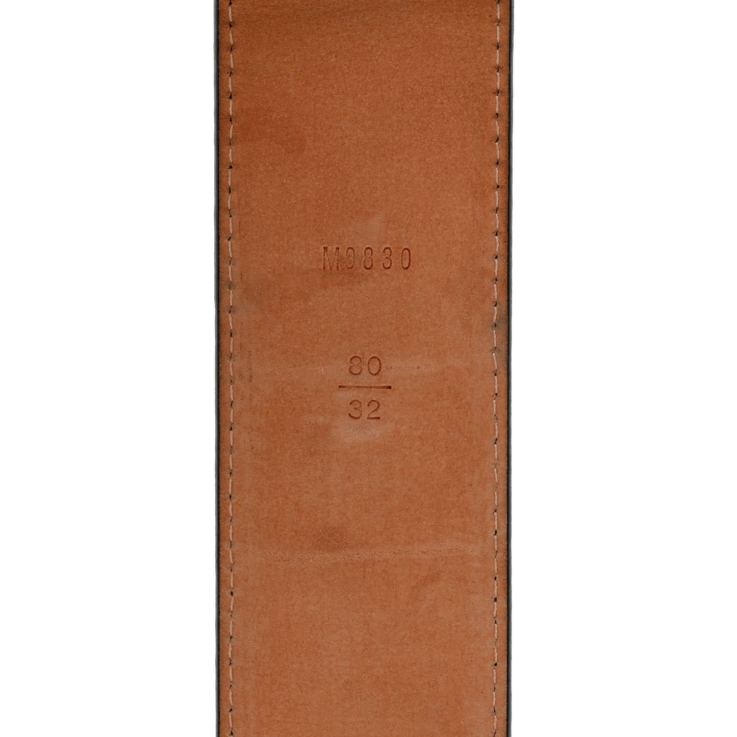 Epi Electric 40mm LV Initiales Belt 80 32 Black