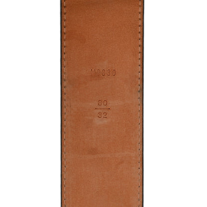 Louis Vuitton Epi Electric 40mm LV Initiales Belt 80 32 Black 3 of 8