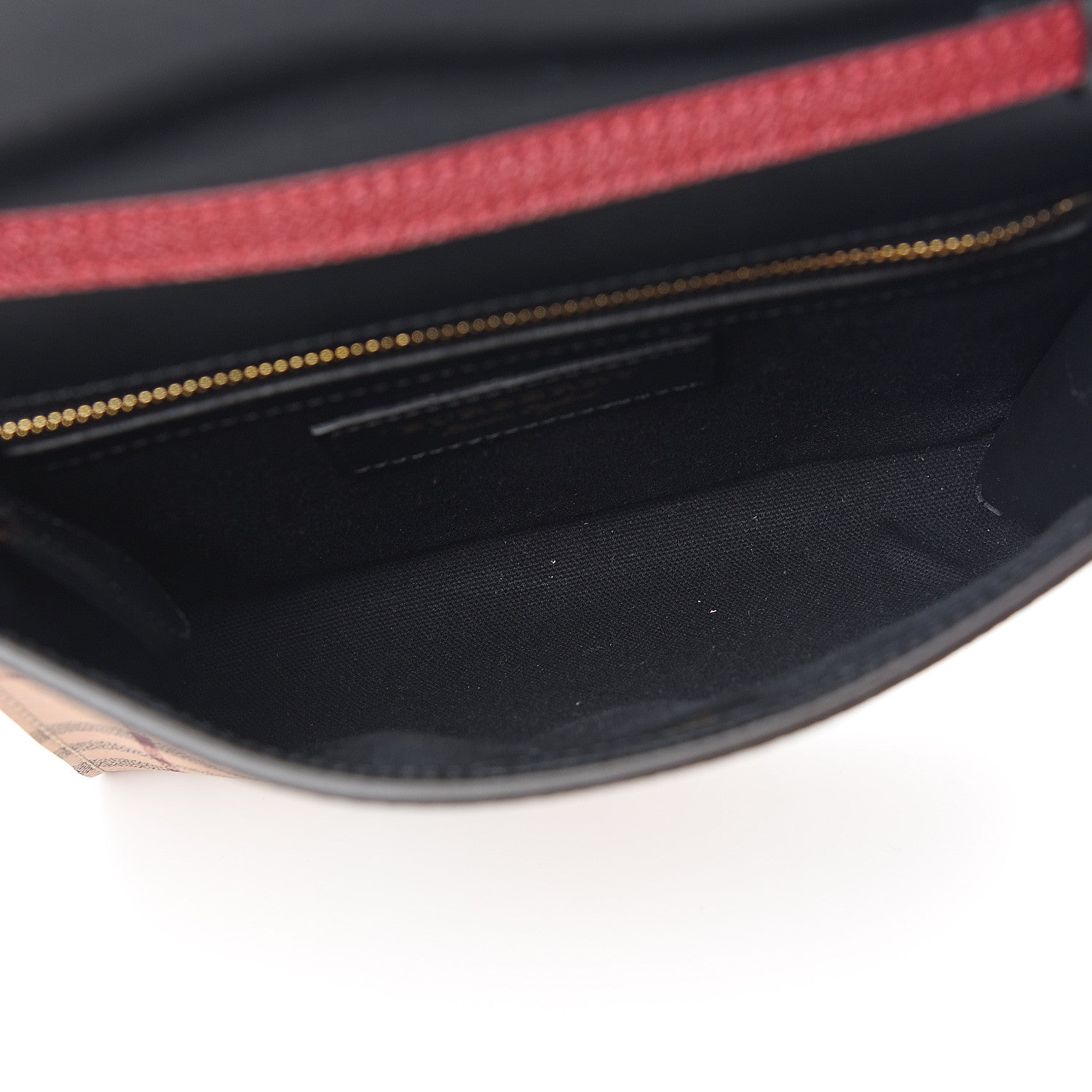 Burberry Haymarket Check Small Loxley Crossbody Bright Toffee 4 of 8