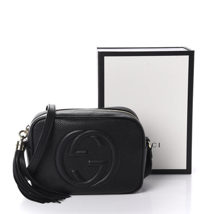 Gucci Pebbled Calfskin Small Soho Disco Bag Black 11 of 11