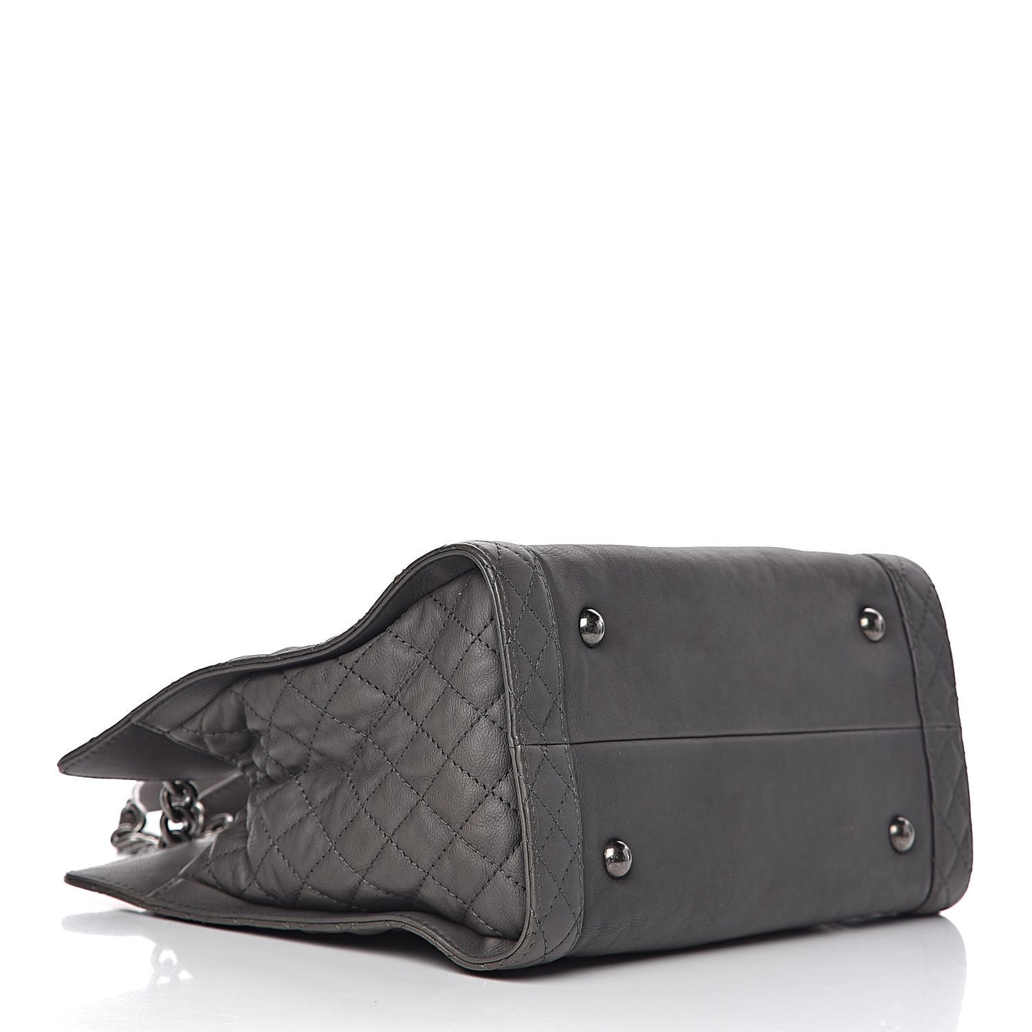 Calfskin Boy Reverso Shopping Tote Grey