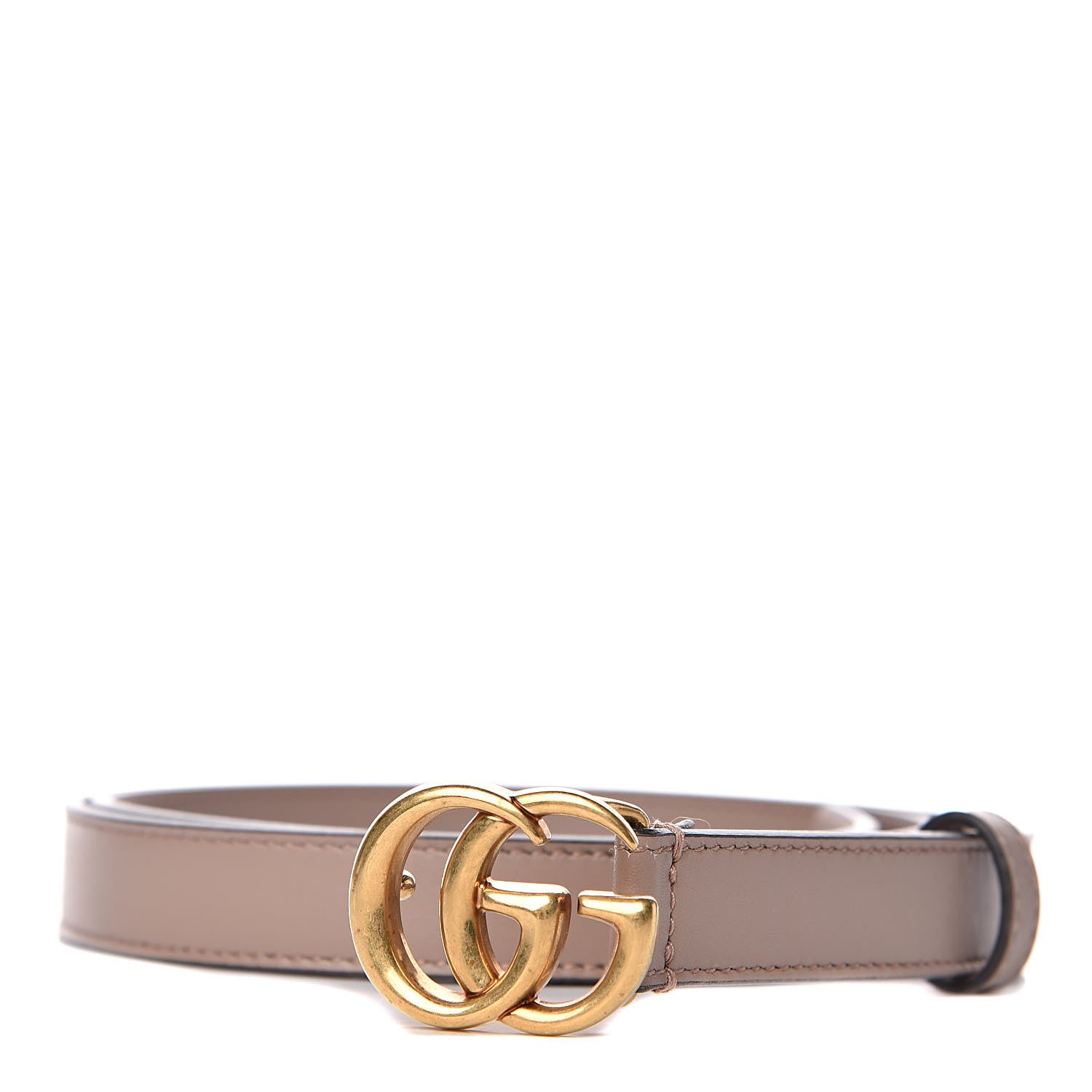 Gucci Calfskin Double G 20mm Belt 85 34 Porcelain Rose 1 of 5