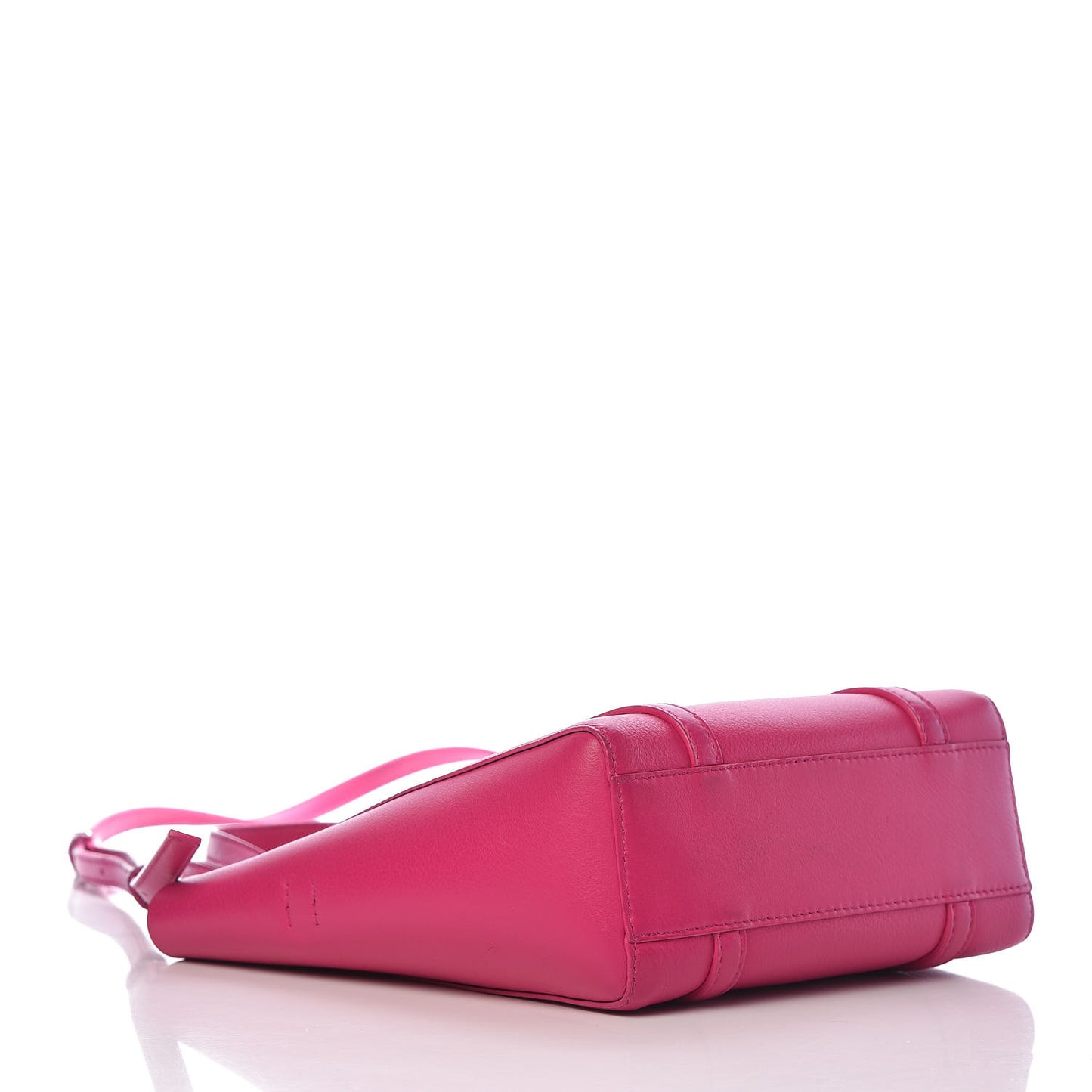 Calfskin XXS Everyday Tote Rose Magenta Black