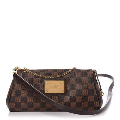 Louis Vuitton Damier Ebene Eva Clutch 1 of 8