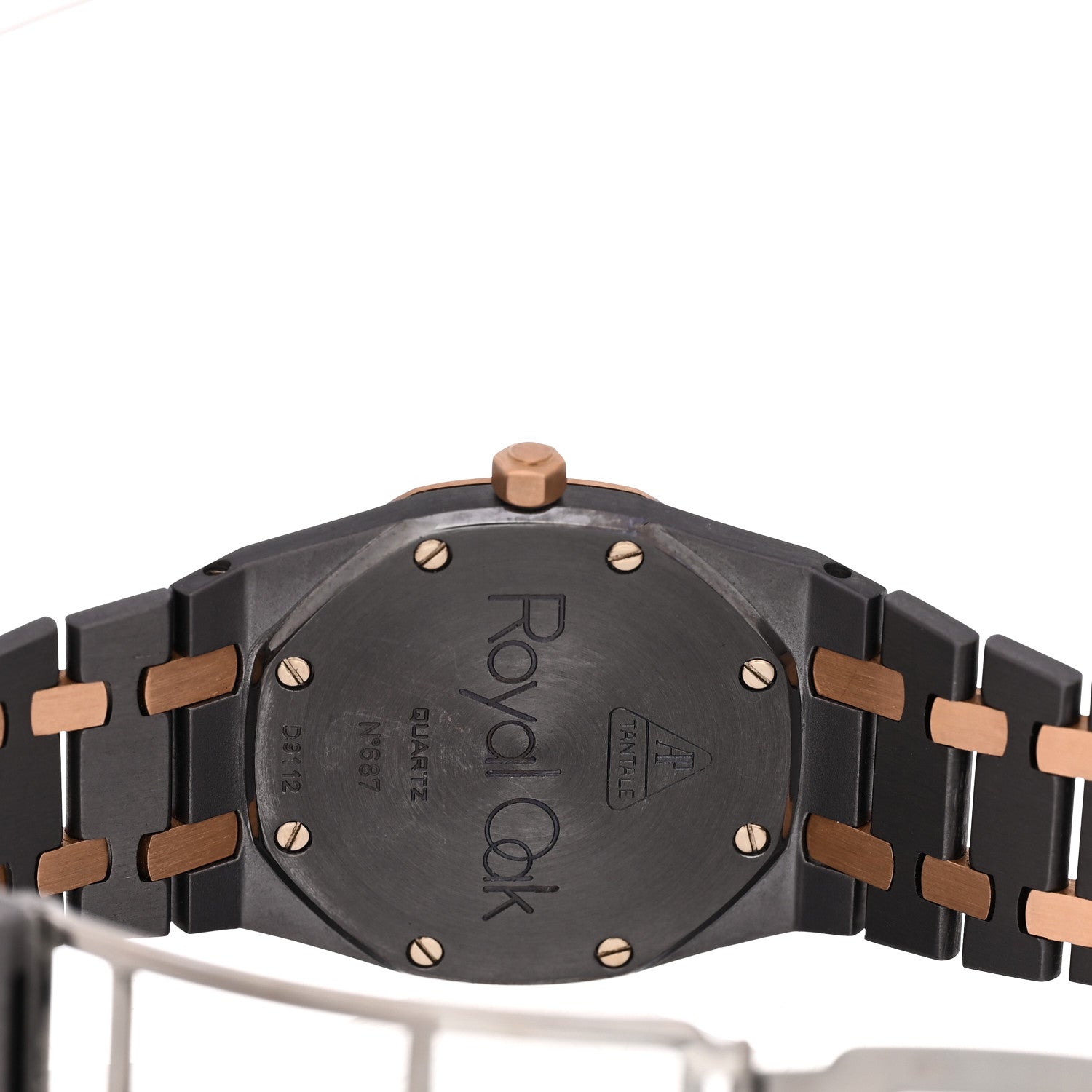 Audemars Piguet Tantalum 18K Rose Gold 33mm Royal Oak Quartz Watch Grey 56175TR.OO.0789TR.01 4 of 4