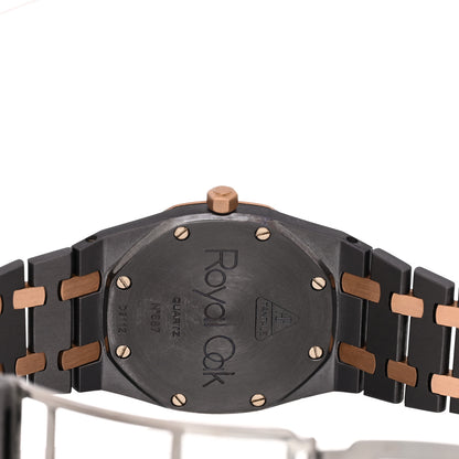 Audemars Piguet Tantalum 18K Rose Gold 33mm Royal Oak Quartz Watch Grey 56175TR.OO.0789TR.01 4 of 4