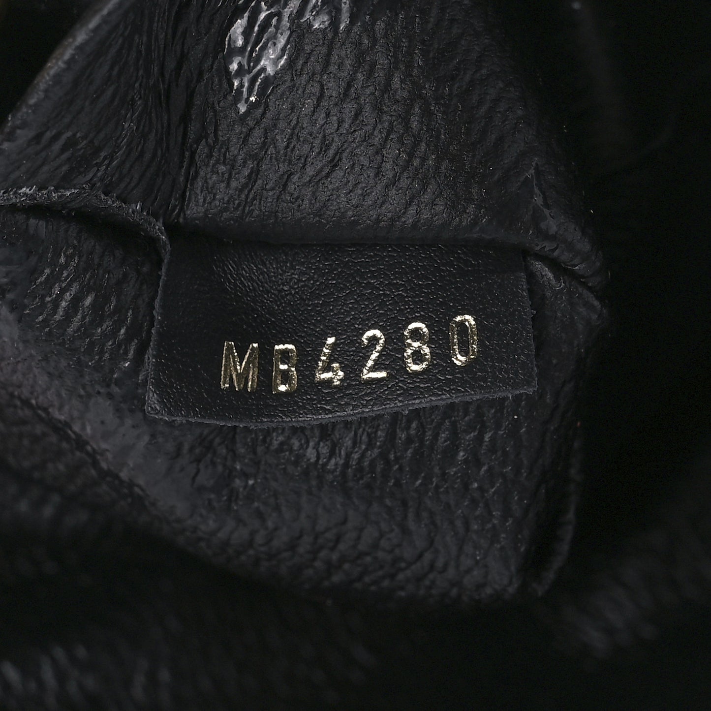 X UF Tufted Monogram Pochette Accessories Black Red