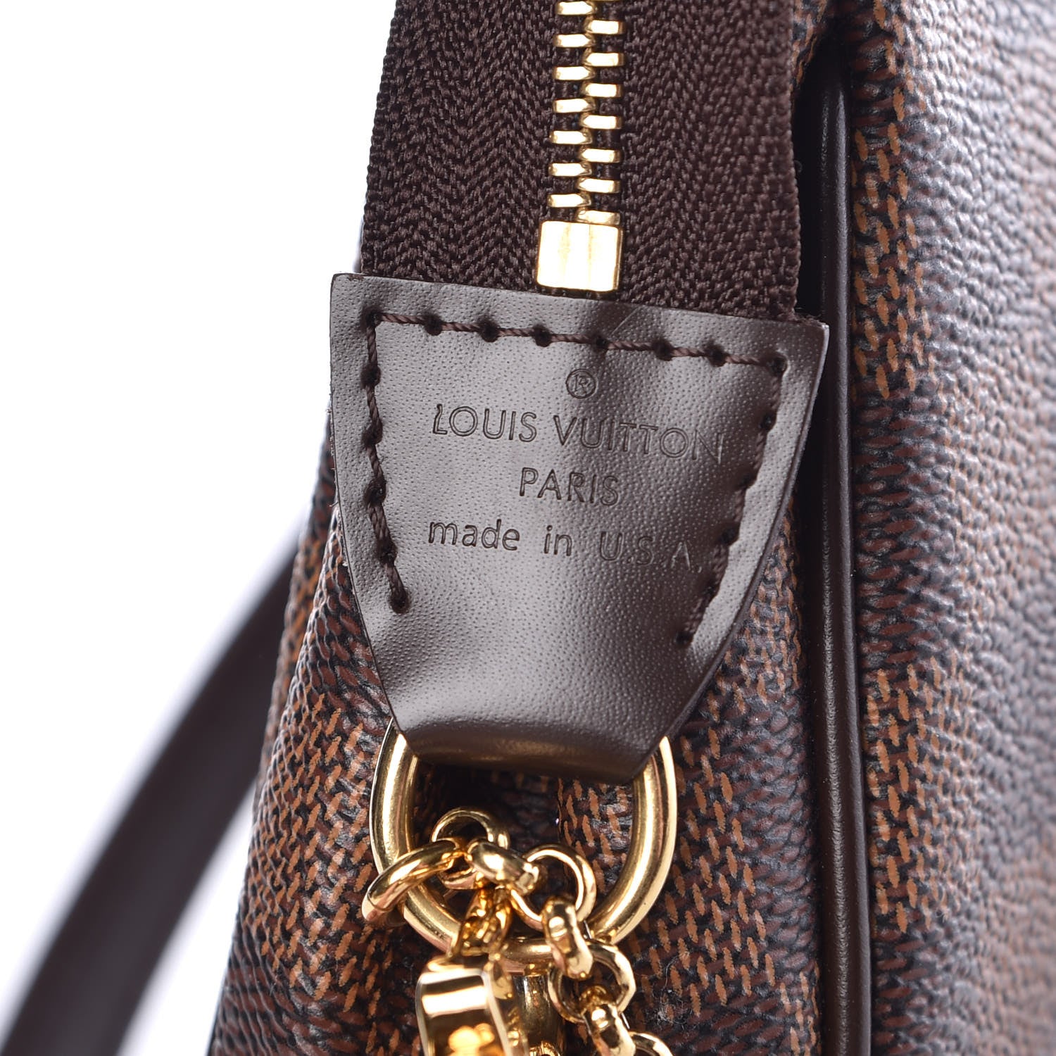 Louis Vuitton Damier Ebene Eva Clutch 6 of 7