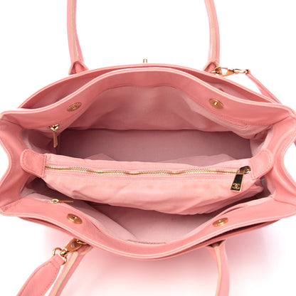 Chanel Calfskin Cerf Shopper Tote Pink 5 of 23