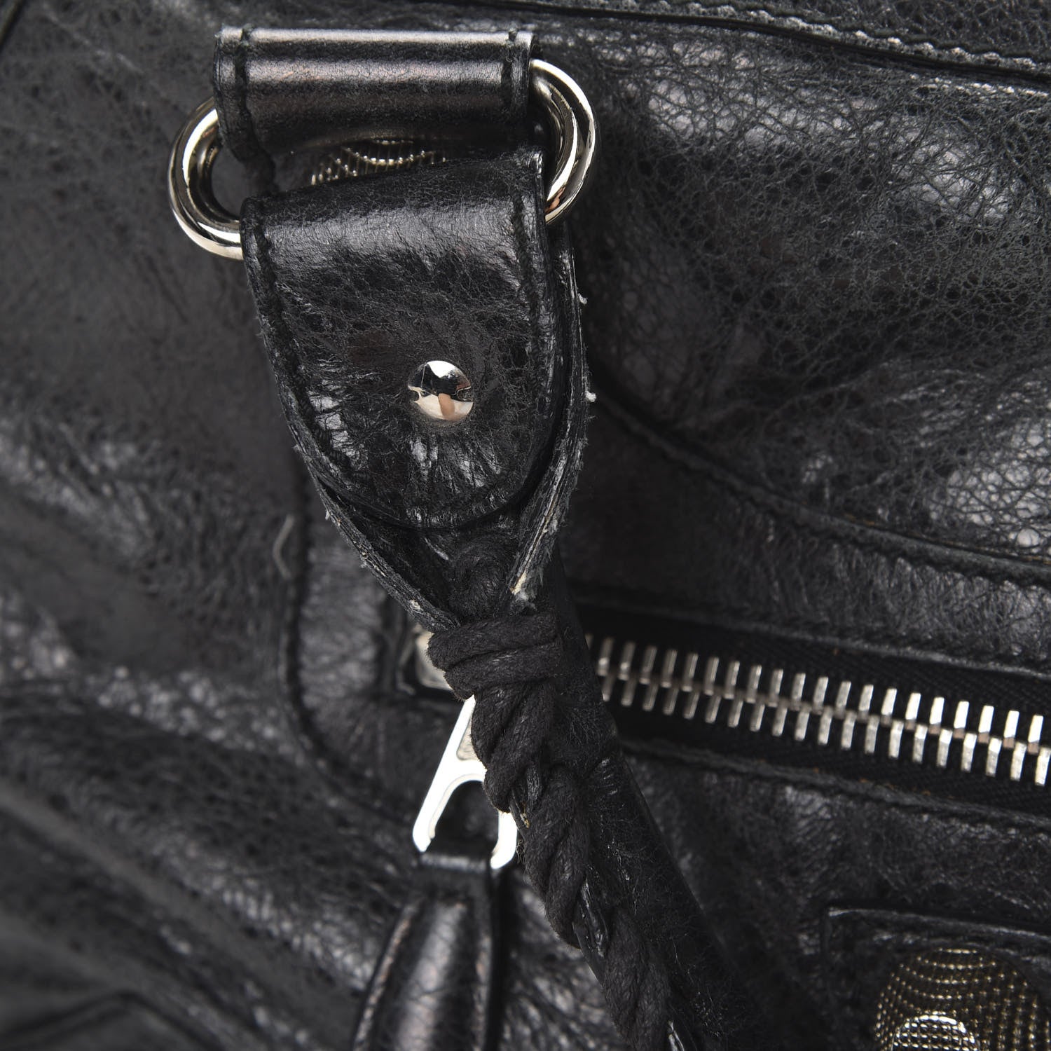 Balenciaga Agneau Giant 21 Silver Hardware Work Black 15 of 16