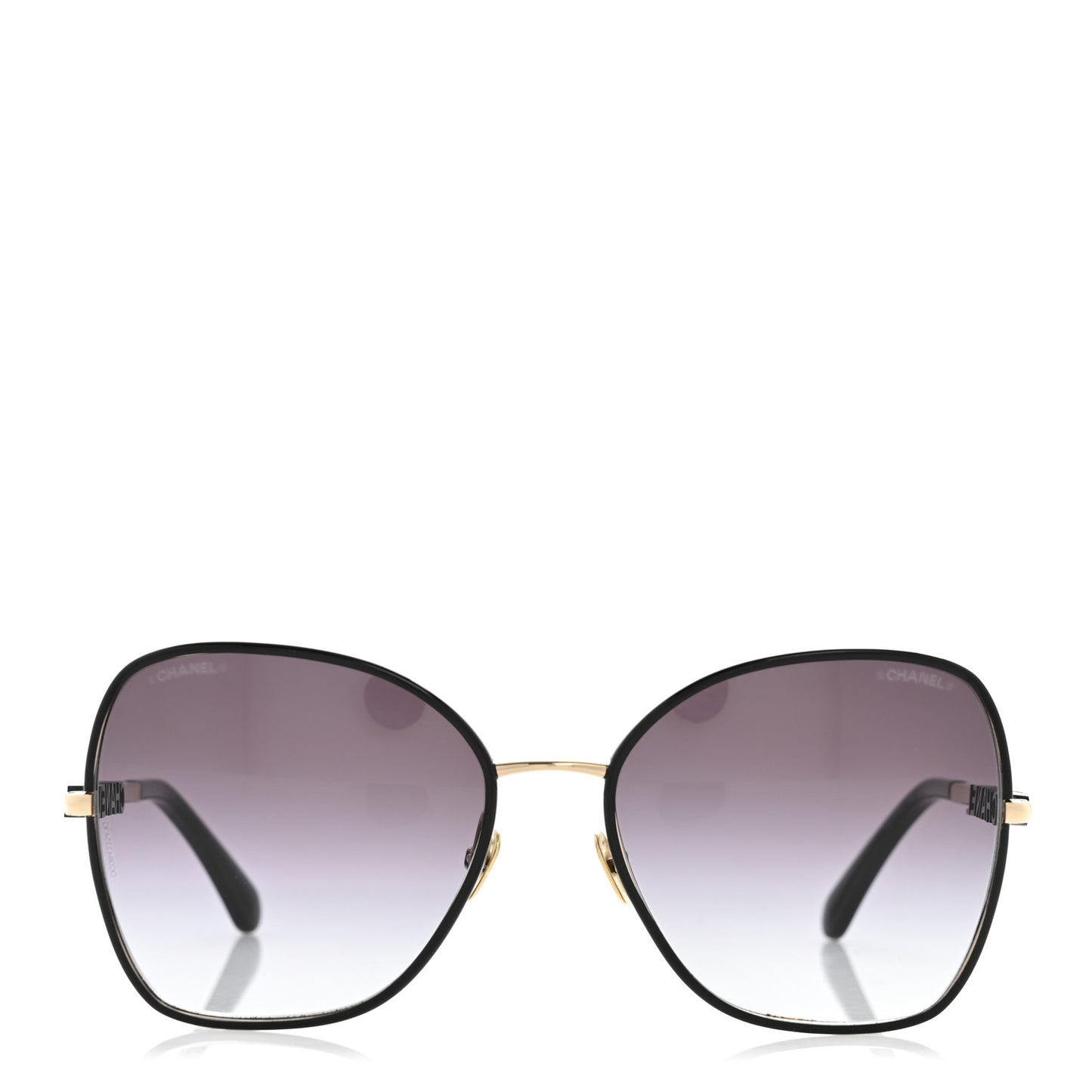 Metal Butterfly Sunglasses 4283 Black