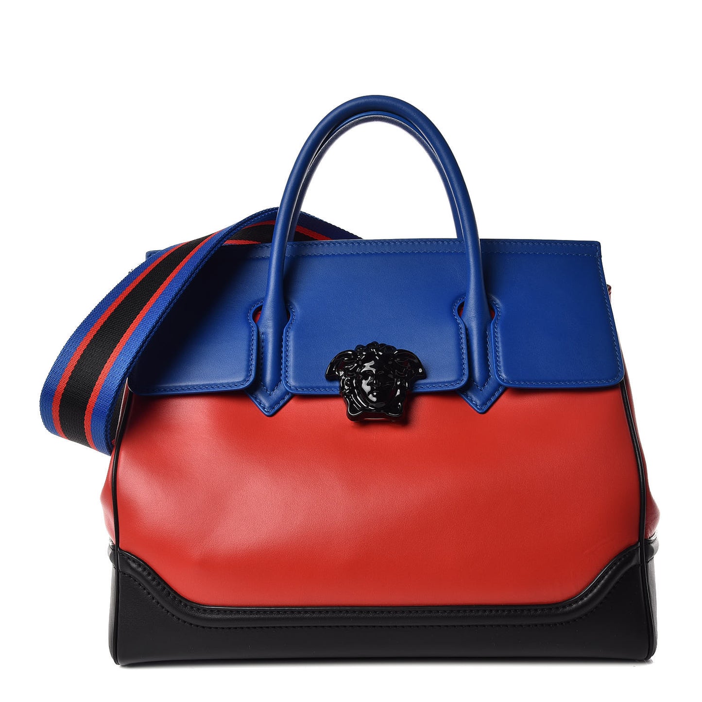 Vitello Palazzo Empire Bag Red Blue Black