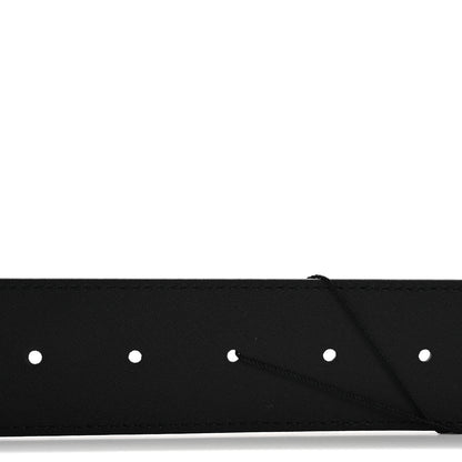 Gucci Moon Calfskin Pearl Double G 40mm Belt 70 28 Black Cream 4 of 6